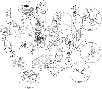 Part Location Diagram of 0G5762 Generac Ground Post Grommet 3/8sq Nyl6-6