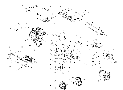 Frame Diagram and Parts List for GP6500E-5941-0  Generac Generator