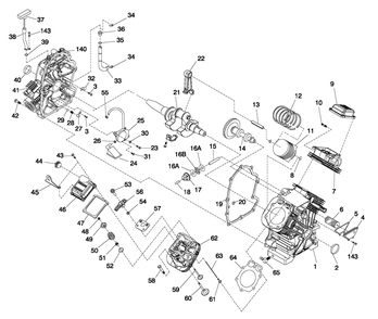 Load Center Assembly 2 Diagram and Parts List for 0053820 (4652220 - 4654095)(2006) Generac Generator