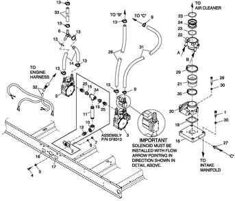 Fuel Natural Gas 4.6l G3 80kw Diagram and Parts List for CT08046ANSN (0707V22030)(2007) Generac Generator