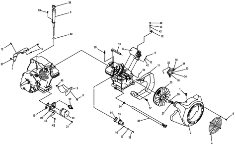Diagram Diagram and Parts List for 0059020 (2610V40073)(2010) Generac Generator