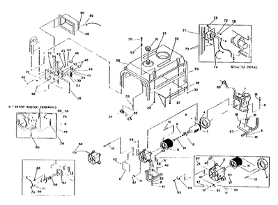Generator Svp 5000e Diagram and Parts List for SVP5000E (0421-0)(0421-0) Generac Generator