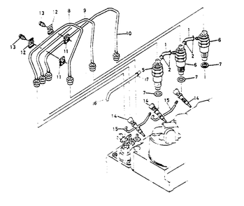 Nozzle Holder Group Diagram and Parts List for 1008-D  Generac Welder
