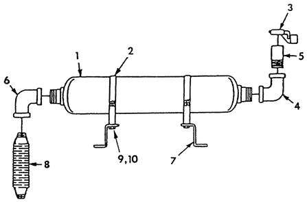 Muffler Diagram and Parts List for 4251-0  Generac Generator