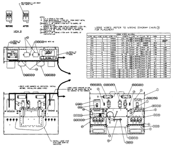 Receptacle Panel Diagram and Parts List for 4059-0  Generac Generator