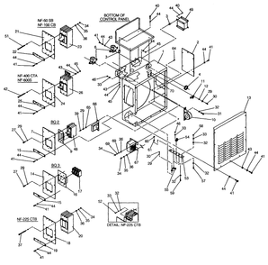 Part Location Diagram of 081301 Generac Cover-Cb Term Nf400cta