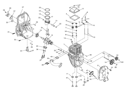 Diagram 3 Diagram and Parts List for 0060660 (6440657C - 6644884C)(2011) Generac Generator
