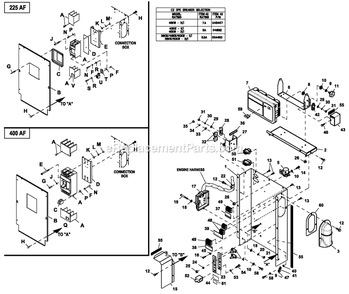 Conbox C2 Cpl (1) Diagram and Parts List for HT04542GNAX (6708400)(2011) Generac Generator