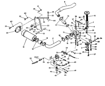 Turbocharger Diagram and Parts List for 9399-2  Generac Generator