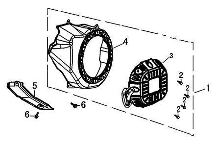 Starter Diagram and Parts List for G0066740 (8991101A - 9449953A)(2016) Generac Generator