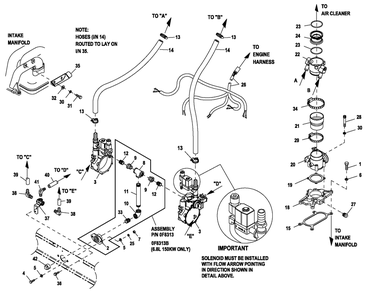 Ev Fuel Lp 6.8 100/130/150emsn Diagram and Parts List for ET10068GVAC (6736177 - 9116450)(2014) Generac Generator