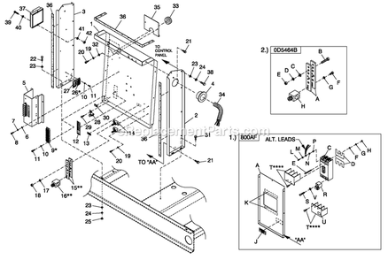 Cpl C3 H Control Diagram and Parts List for QT10068KNSY (5305008)(2009) Generac Generator