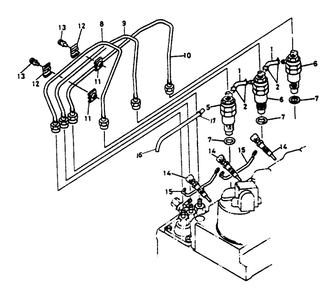 Nozzle Holder Group Diagram and Parts List for 1011-C  Generac Welder