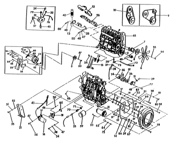 Engine Parts Diagram and Parts List for 0590-4  Generac Generator