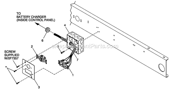 Ev 120v/240v Util Conn Iqt Diagram and Parts List for QT05554KNSNA (6654325)(2011) Generac Generator