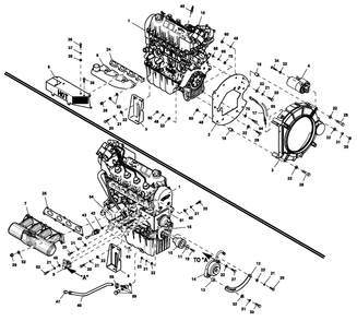 Ev Engcomprt 1.5l 1 Diagram and Parts List for ET03015JNSX (6939858)(2012) Generac Generator