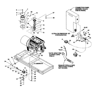 Part Location Diagram of 0C4236A Generac Plate Air Cleaner Bottom