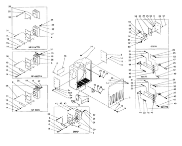 Lower Panel Diagram and Parts List for 4589-0  Generac Generator