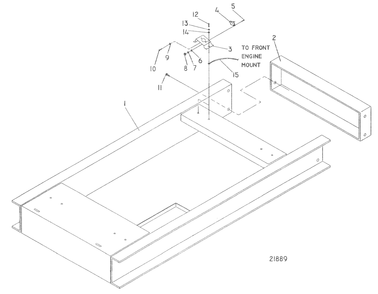 Part Location Diagram of 20843 Generac Mounting Base