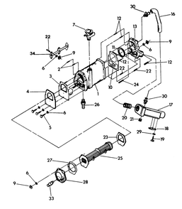 Part Location Diagram of 71955B Generac Stud, M6-1.0 X 4mm Long