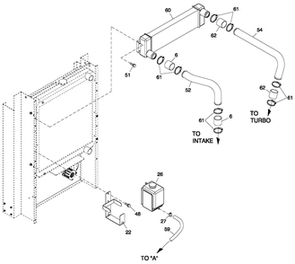 C2 Cooling Sytem And Fan Drive 2 Diagram and Parts List for ET03624JNAX (6617283 - 7029174)(2012) Generac Generator