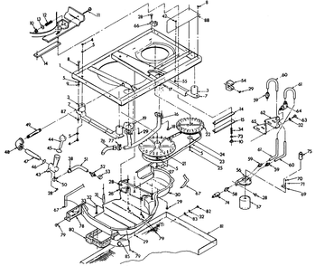 Base And Pulleys - Side Exhaust Diagram and Parts List for 9119-1  Generac Generator