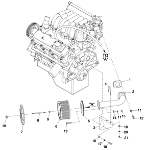 Air Cleaner Diagram and Parts List for 0049482 (3997146 - 4047243)(2004) Generac Generator
