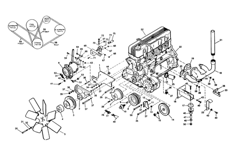 Part Location Diagram of 1362-7771 Generac No. 4-40 Hex Nut