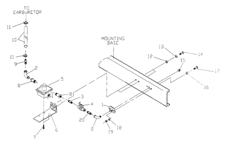 Regulator Diagram and Parts List for 4123-0  Generac Generator