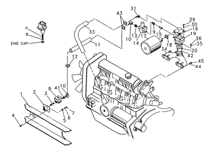 Natural Gas Fuel System Diagram and Parts List for 0590-3  Generac Generator