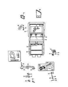 Engine (Part 1) Diagram and Parts List for 9735-3  Generac Generator