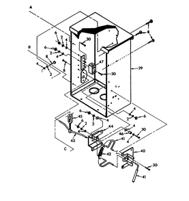 Transfer Switch (Part 2) Diagram and Parts List for 9281-1  Generac Generator