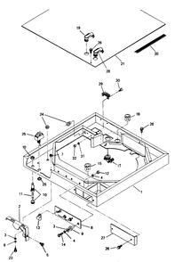 Blower Shroud Diagram and Parts List for 6318-2  Generac Generator