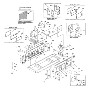 Compartment Diagram and Parts List for 4063-0  Generac Generator