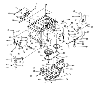 Base And Pulley Diagram and Parts List for 9067-9  Generac Generator