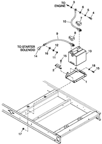 Battery 60kw C2 Diagram and Parts List for QT06024AVSN (5364471 - 5369398)(2009) Generac Generator