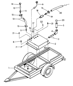 Part Location Diagram of 80370 Generac Trailer