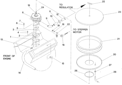 Part Location Diagram of 82508 Generac Ball Joint