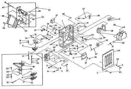 Part Location Diagram of 87856 Generac 125 Amp Main Circuit Breaker