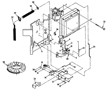 Gasoline Carburetor Diagram and Parts List for 9119-1  Generac Generator