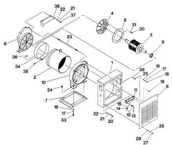 Generator Diagram and Parts List for 9738-4  Generac Generator