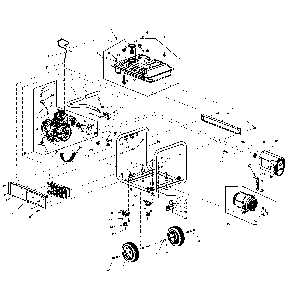 Part Location Diagram of 0G84420107 Generac Nut; flange