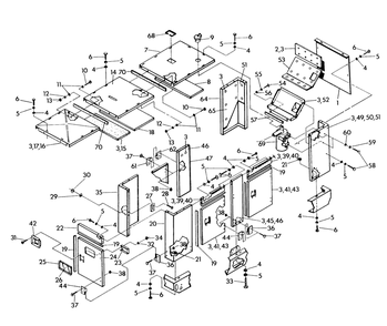 Part Location Diagram of 82474 Generac Right Front Corner Post