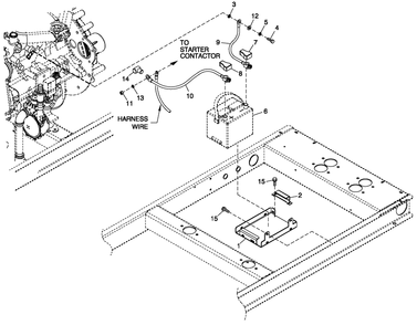 Ev Battery Accessories Diagram and Parts List for ET02224GNAN (5794223 - 5885626)(2010) Generac Generator