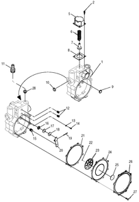 Gas Regulator Diagram and Parts List for 0047910 (3762455 - 4697865)(2014) Generac Generator