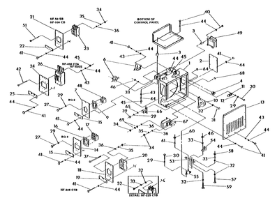 Lower Panel, 390 Diagram and Parts List for 4081-0  Generac Generator