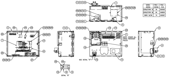 R-200b 1800 Rpm 2.4l Diagram and Parts List for QT02724ANAN (5041854 - 5046648)(2008) Generac Generator