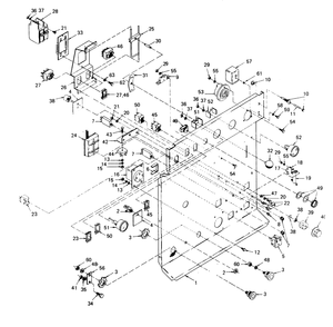 Control Panel Diagram and Parts List for 8248-1  Generac Welder