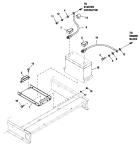 Ev Batt Acsry 5.4l G3 W/O Batt Diagram and Parts List for HT04554GNAX (7064094)(2012) Generac Generator