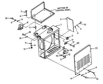 Ac Connection Panel Diagram and Parts List for 9303-6  Generac Generator